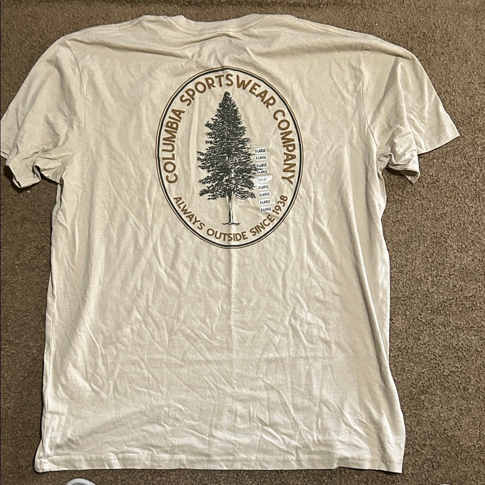 Columbia Men's Tan Graphic Tee